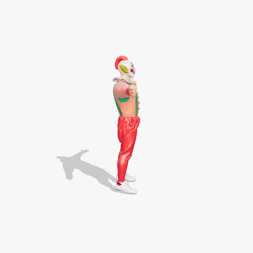 Colorful Clown Costume model pack